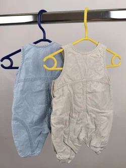 2er Set Latzhosen, Baby Gr. 56 – Vorschau 3