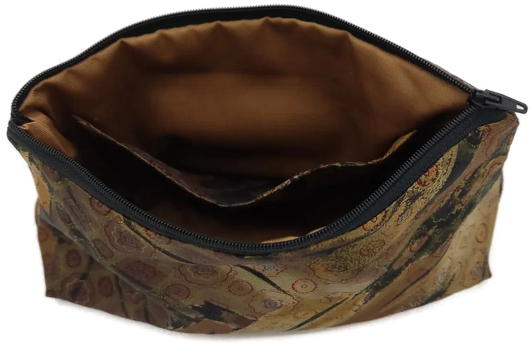 Stofftasche mit Zipp mehrfarbig – Bild 3