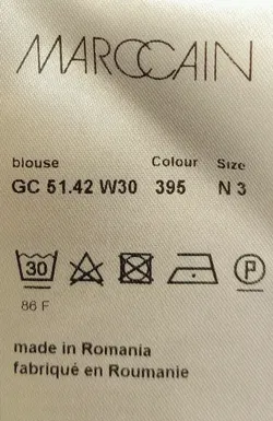 Marc Cain Damen Bluse dunkelblau Gr. M - Bild 5