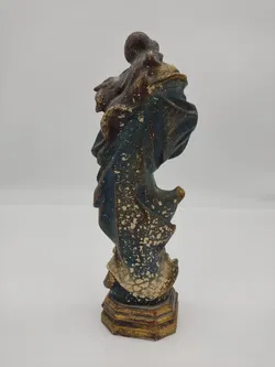 Madonnenstatue aus Holz - Maria Immaculata  - Bild 9
