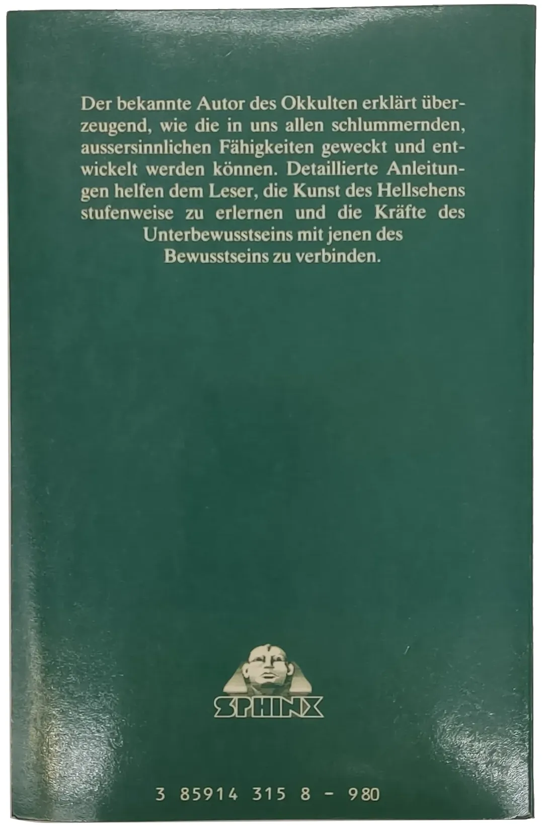 Buch "Hellsehen - Der Weg zur außersinnlichen Wahrnehmung" von Walter E. Butler – Bild 2