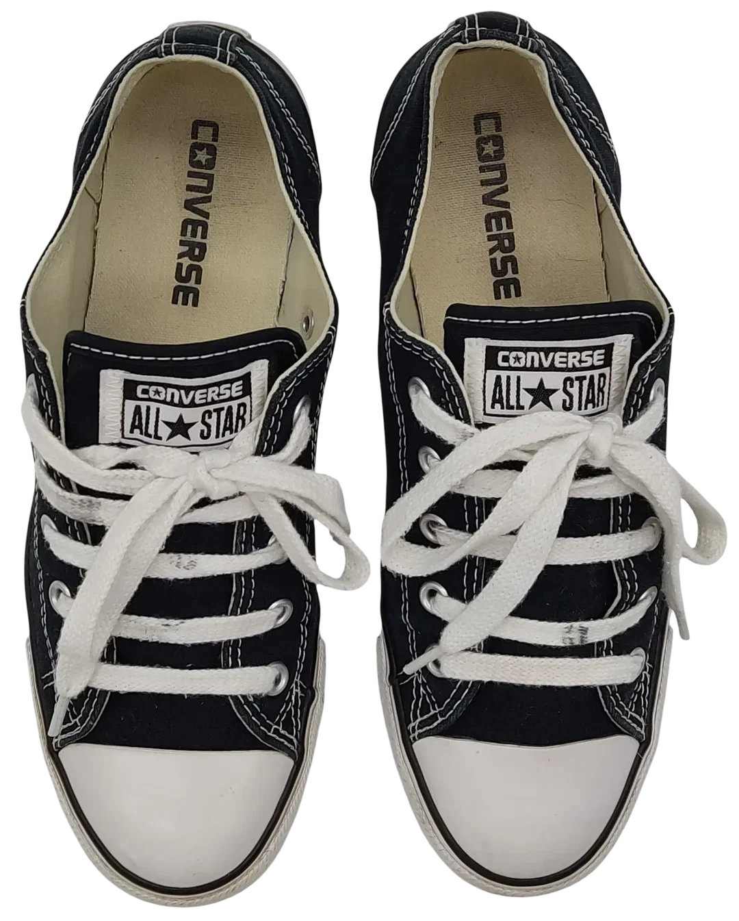 CONVERSE ALL STAR DAINTY Damen Sneaker, schwarz/weiß - Gr. EU 38 – Bild 3