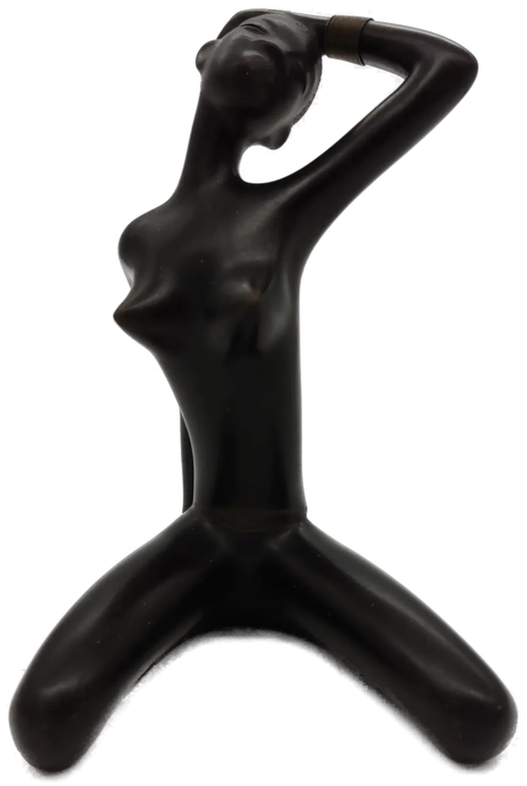 Anzengruber Leopold Kunst-Skulptur African Woman 1950s Austria  – Bild 3