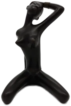 Anzengruber Leopold Kunst-Skulptur African Woman 1950s Austria  - Bild 3