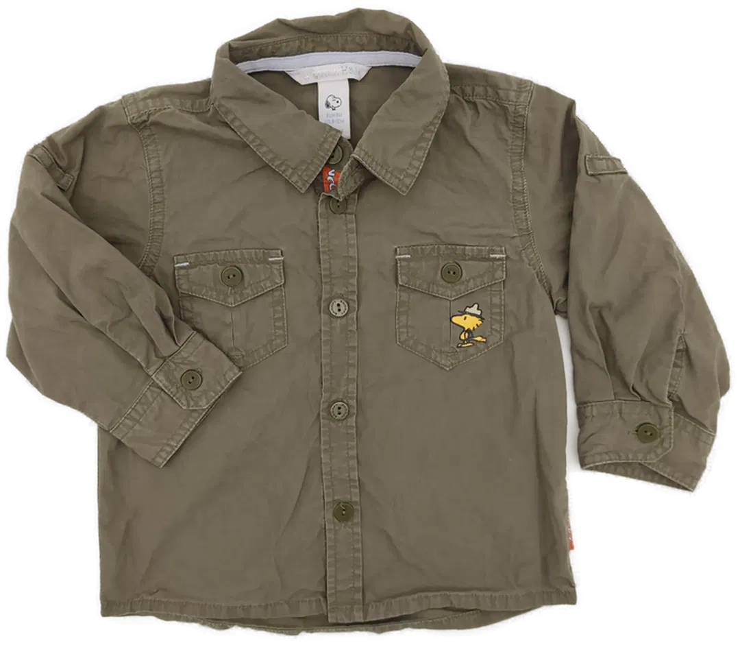 H&M Kinder Hemd grün Gr.80 - Bild 1