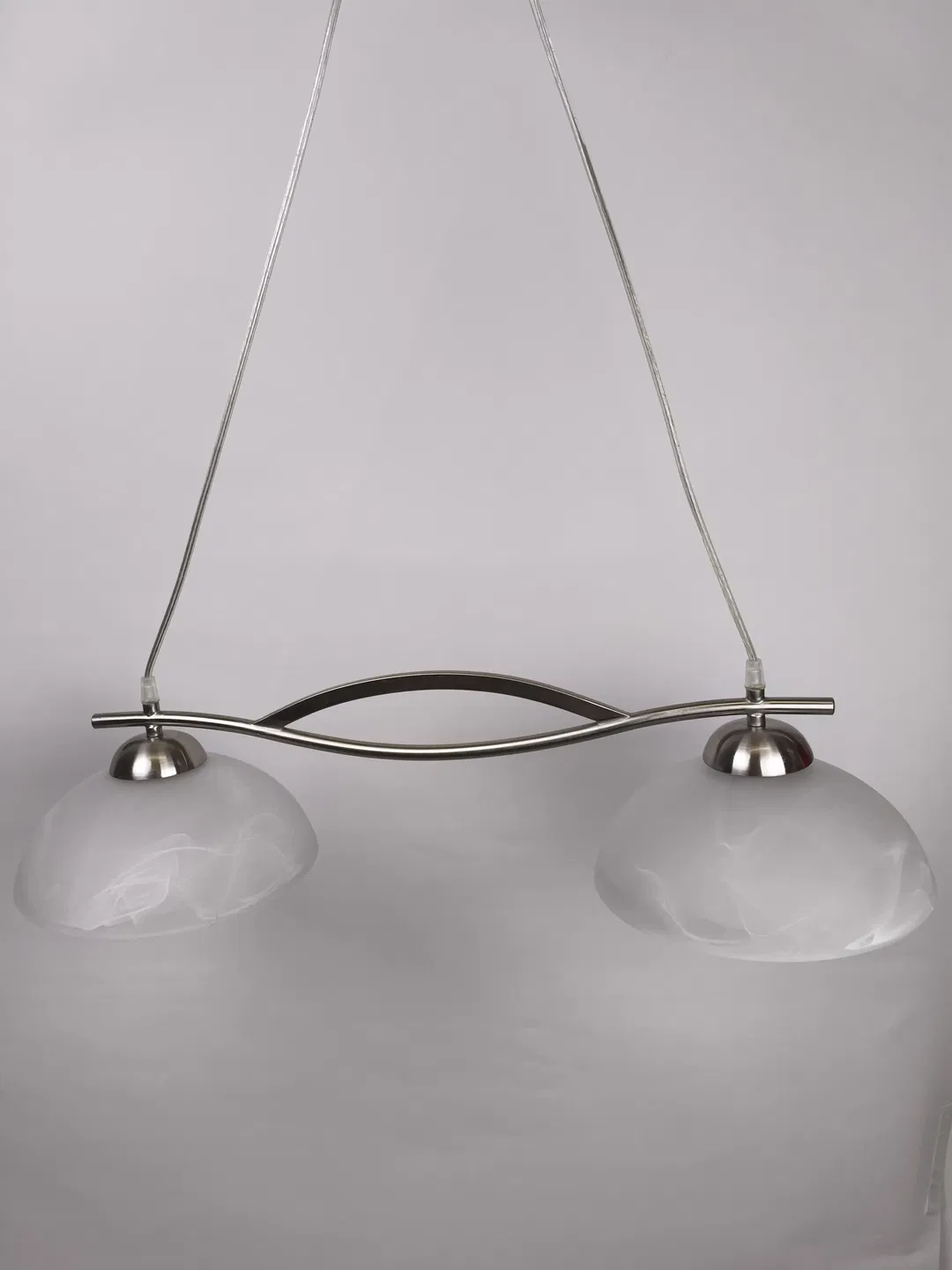 moderne Deckenlampe, Esstischlampe,  Metall/Glas - Bild 1