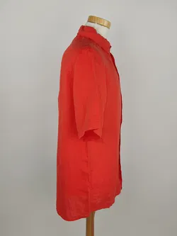 Givn Herren Leinenhemd orange - M / 48 - Bild 2