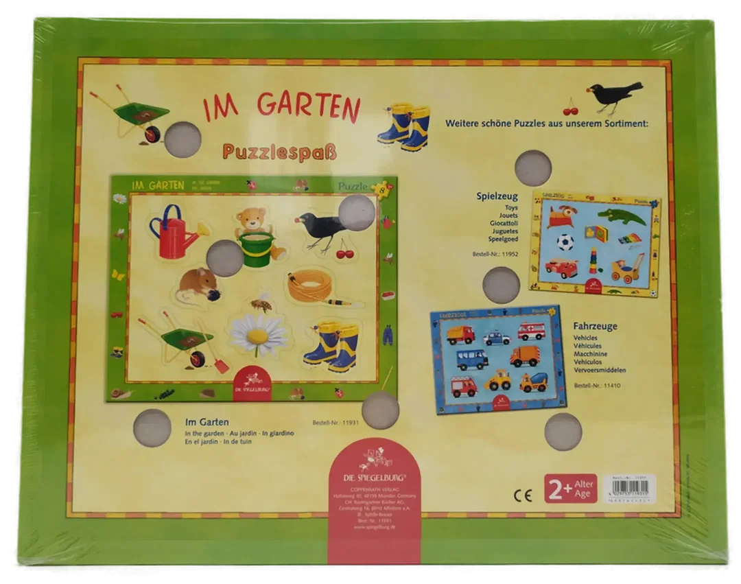 Die Spiegelburg Puzzle Für Kinder, Im Garten, 8-tlg. | Erste Schritte – Bild 2