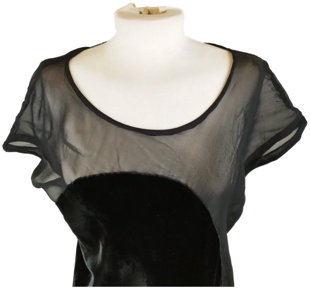 Comme des Garcons Maxikleid - Gr. M / 82% Viskose / 18% Seide – Bild 2