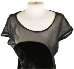 Comme des Garcons Maxikleid - Gr. M / 82% Viskose / 18% Seide - Bild 2