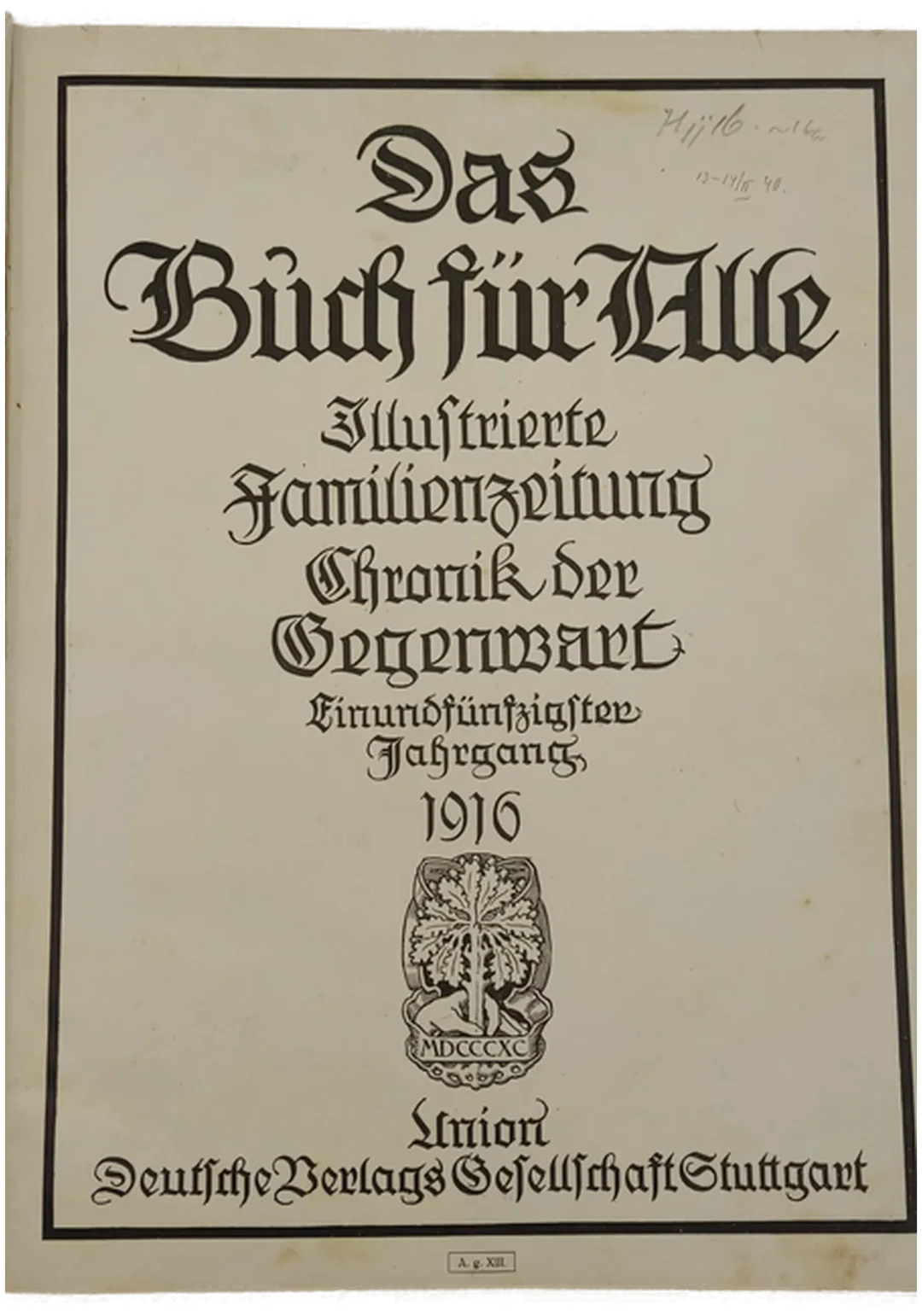 Das Buch für Alle - Illustrierte Familienzeitung 1916 | Historischer Fund – Bild 4