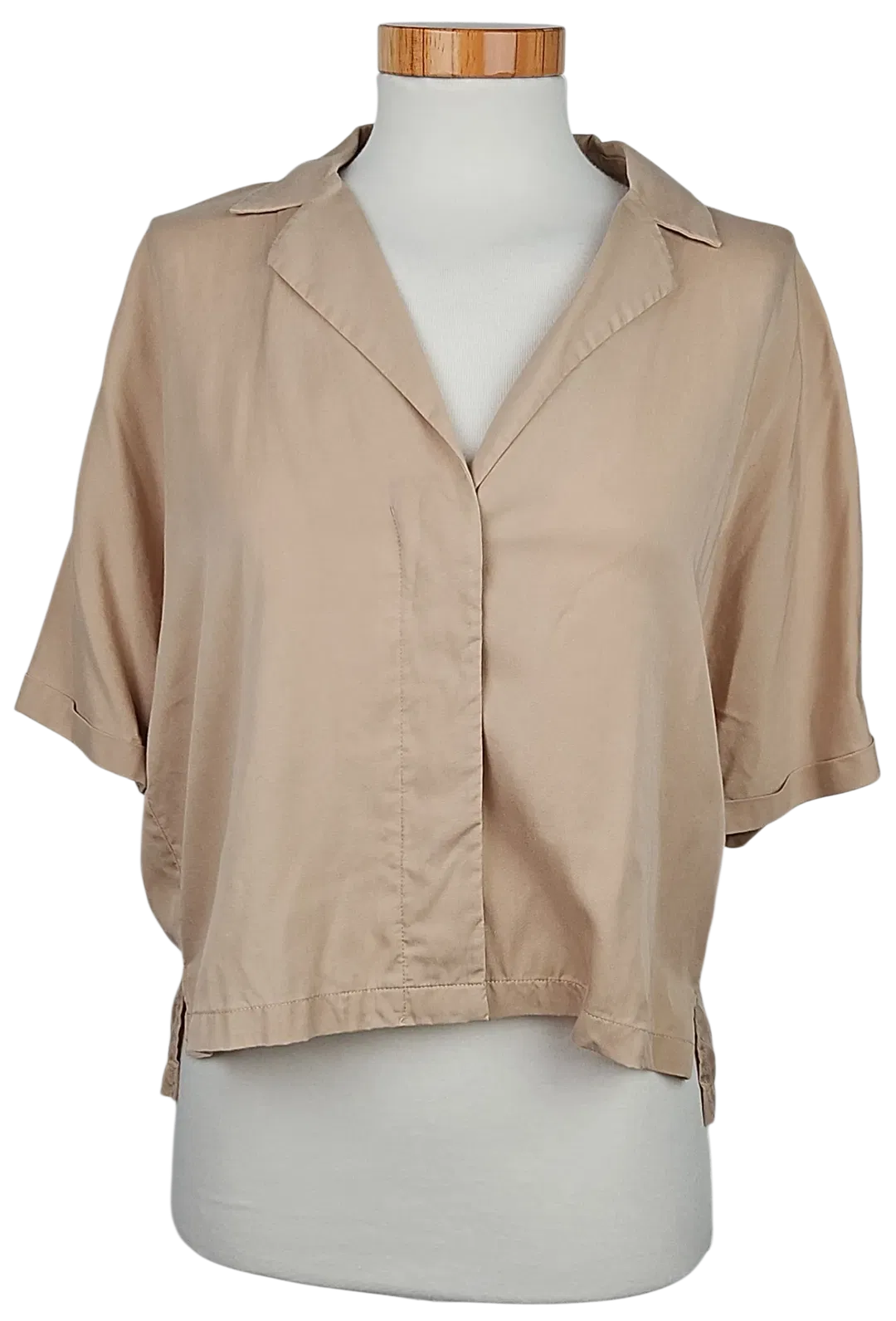 comma Damen Bluse, beige - Gr. XS  - Bild 1