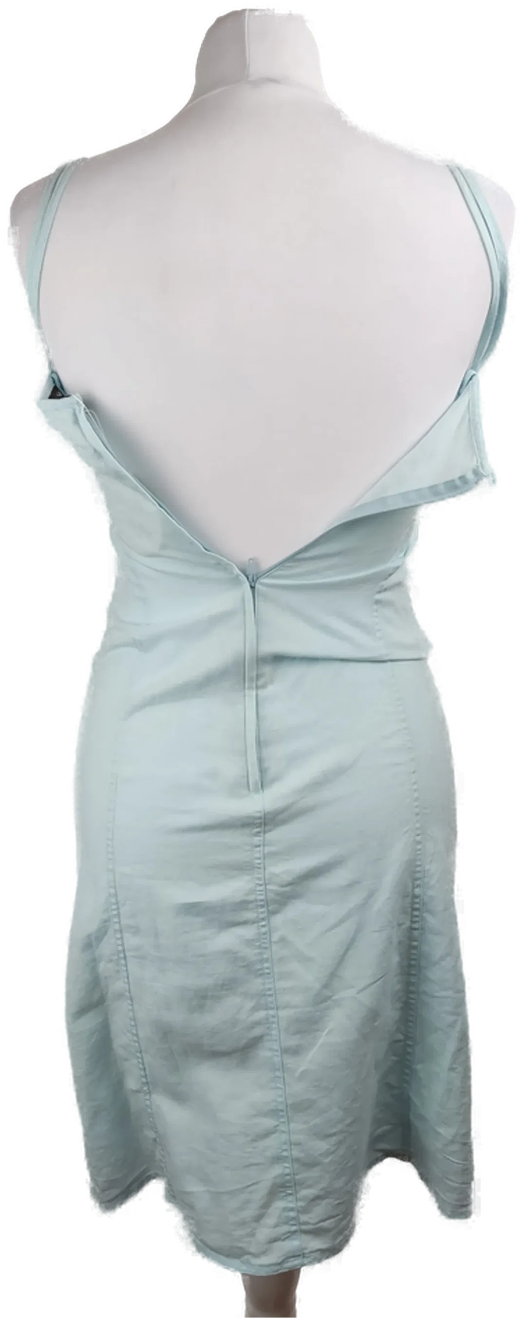 H&M Leinen-Minikleid in Hellblau | Sommerliche Eleganz – Bild 3