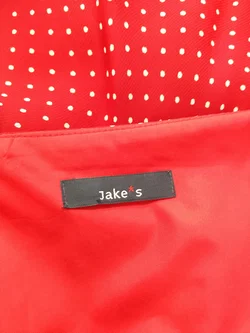 Midikleid Jake*s Gepunktet Viskose Gr. 40 | Sommerabend-Charme - Bild 5