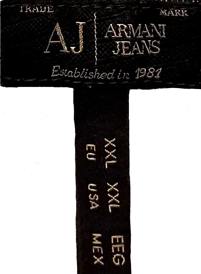 Armani Jeans Herren Hemd gestreift blau Gr. XXL – Bild 3