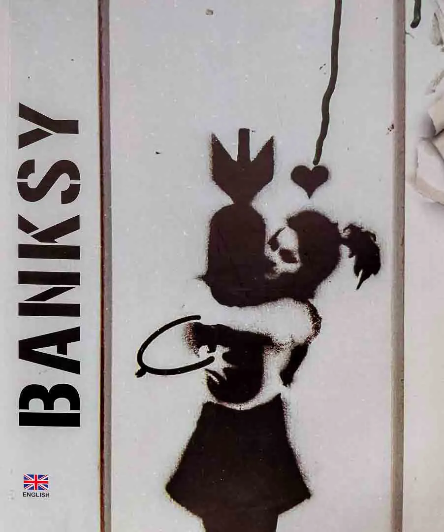Banksy Kunstband / Bildband – mit ikonischem „Bomb Hugger“-Cover – Bild 1