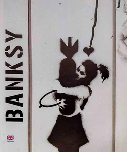 Banksy Kunstband / Bildband – mit ikonischem „Bomb Hugger“-Cover