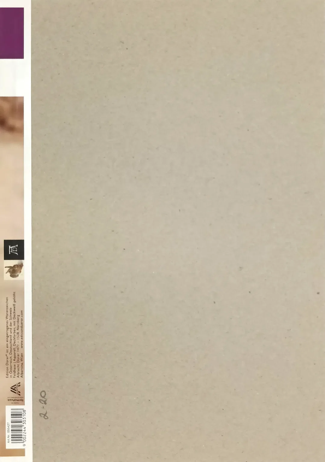 Edition Dürer Zeichenblock DIN A4, 18 Blatt, Zeichenpapier 100 g/m² – Bild 2