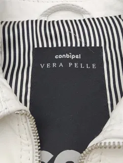 conbipel Damen Lederjacke weiß Italienische Gr. 46 (deutsche Gr. 40) - Bild 6