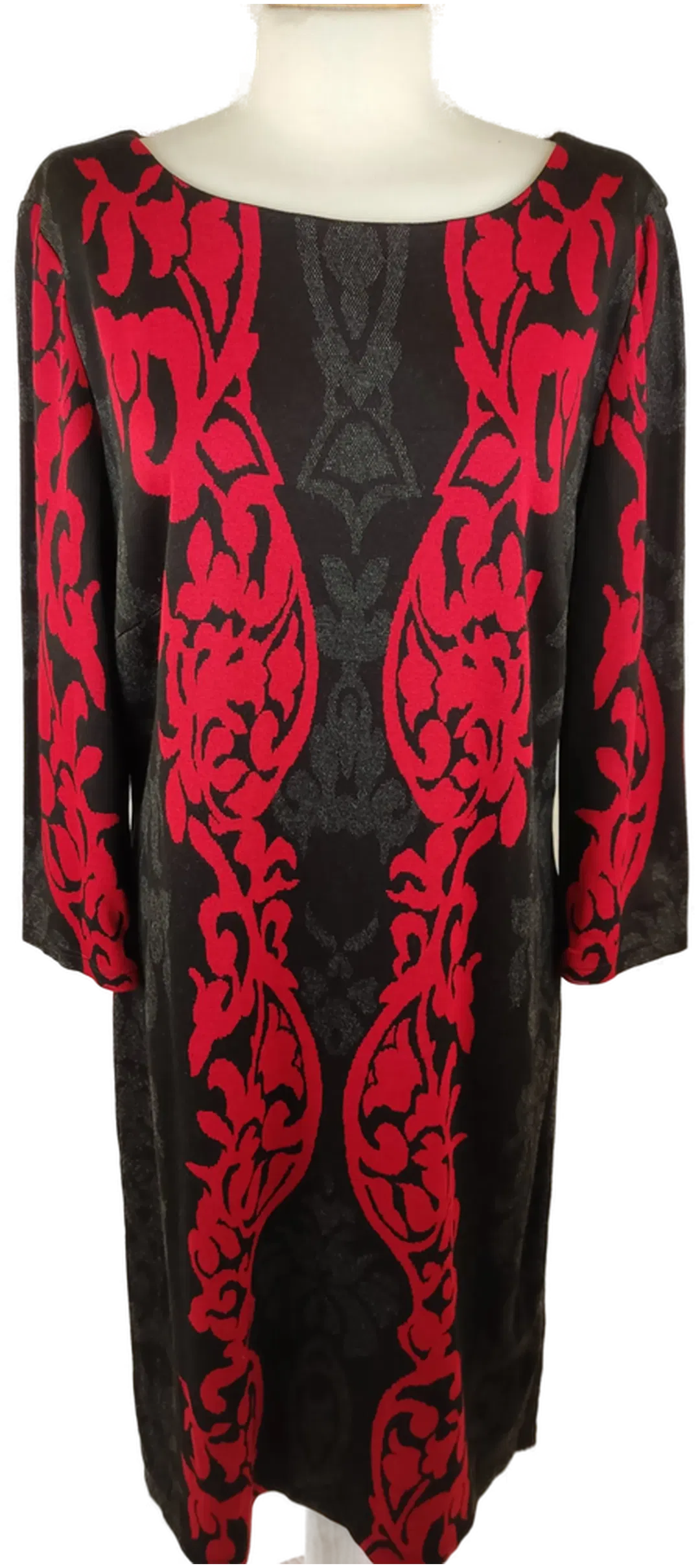 Frank Lyman Design Damen-Midikleid schwarz-rot - XL/42 - Bild 4