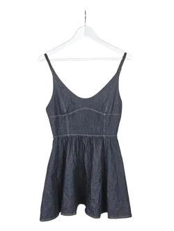 ZARA Damen Jeanskleid, blau - Gr. S - Bild 1