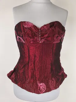 komplettes Kostüm Biedermeierstil - Rock, Korsett, Jacke und Handtasche - Handgenäht - Bild 5