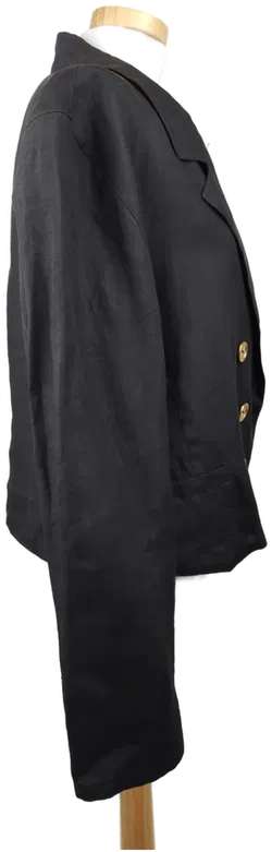 Mirta Del Pineto Damenblazer schwarz - 4XL/48 - Bild 3