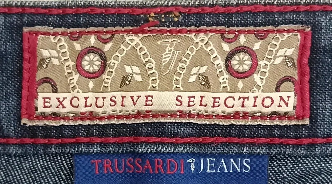 Trussardi Jeans Damen Jeans dunkelblau Gr. UK 27 – Bild 4
