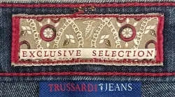 Trussardi Jeans Damen Jeans dunkelblau Gr. UK 27 - Bild 4