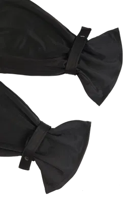 H&M Damen Cargo Hose, schwarz - Gr. S - Bild 3