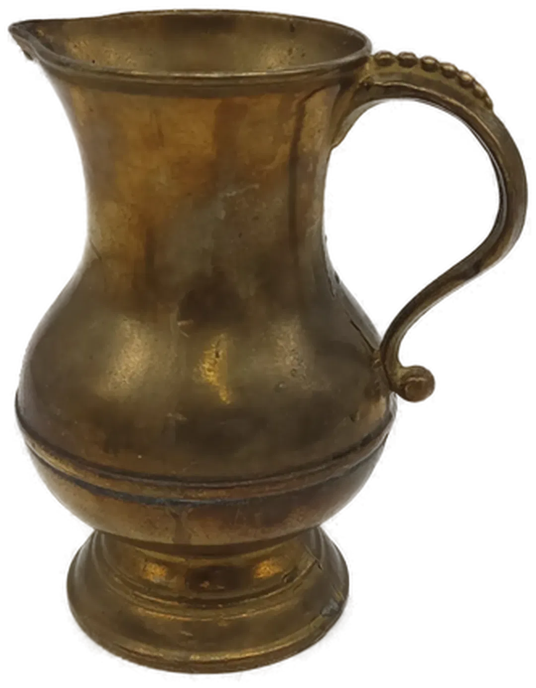 Kanne aus Messing, Höhe 17cm - Bild 4