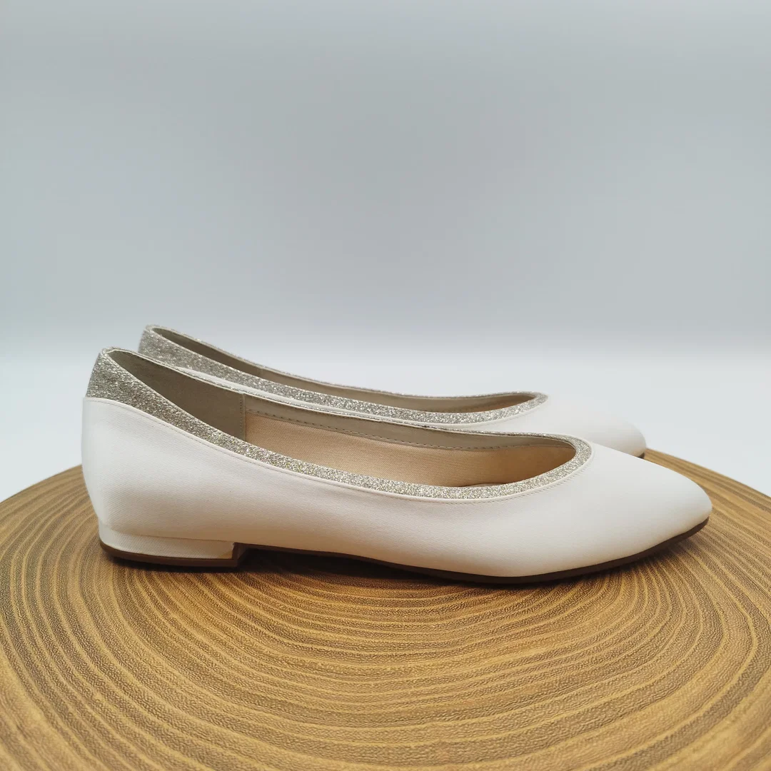 Elegante Rainbow Club Brautschuhe – Ivory Satin – Gr. 37 – neu & ungetragen – Bild 1