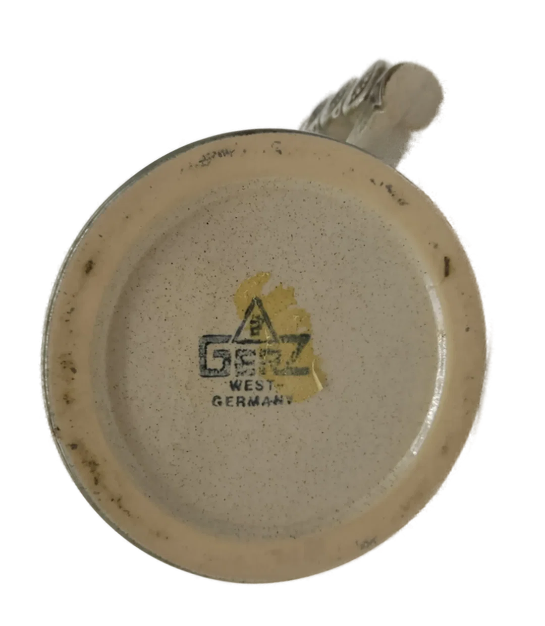 Gerz Bierkrug mit Zinn Deckel Jungfrauen Desgin – Bild 5