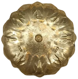 Vintage Messing Schale in Blumenform – Vorschau 3