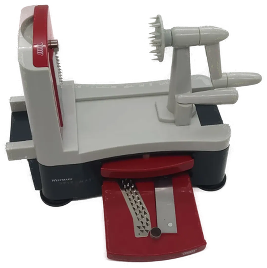 Spiromat Gemüseschneider in rot-weiß-grau - Bild 4