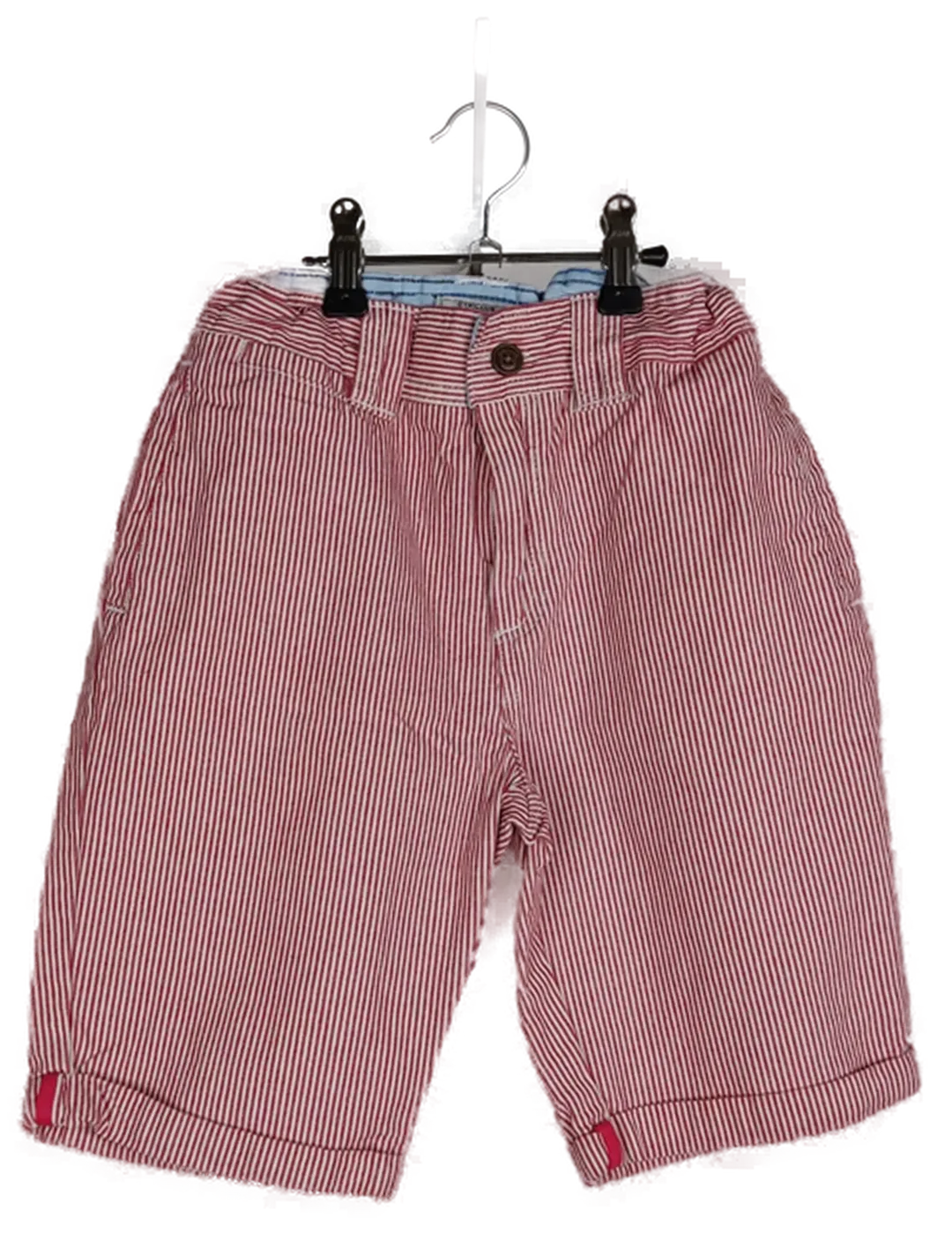 Cyrillus Jungen Short rot-weiß-gestreift - 140 - Bild 1