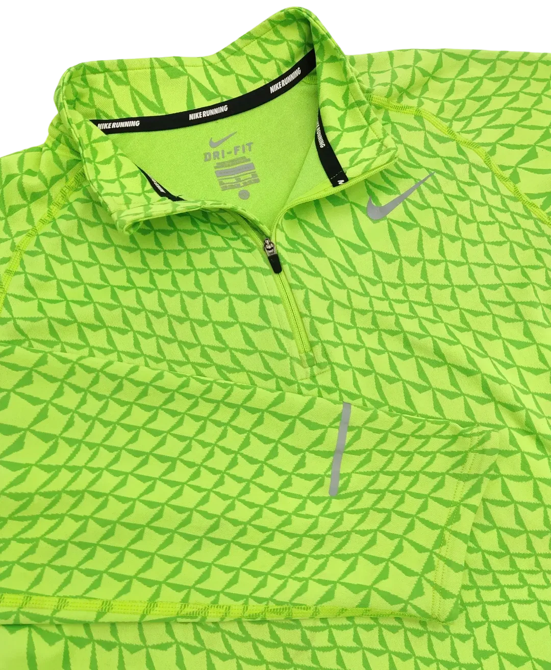Nike Running Dri-Fit Damen Shirt, grün - Gr. XL  – Bild 3