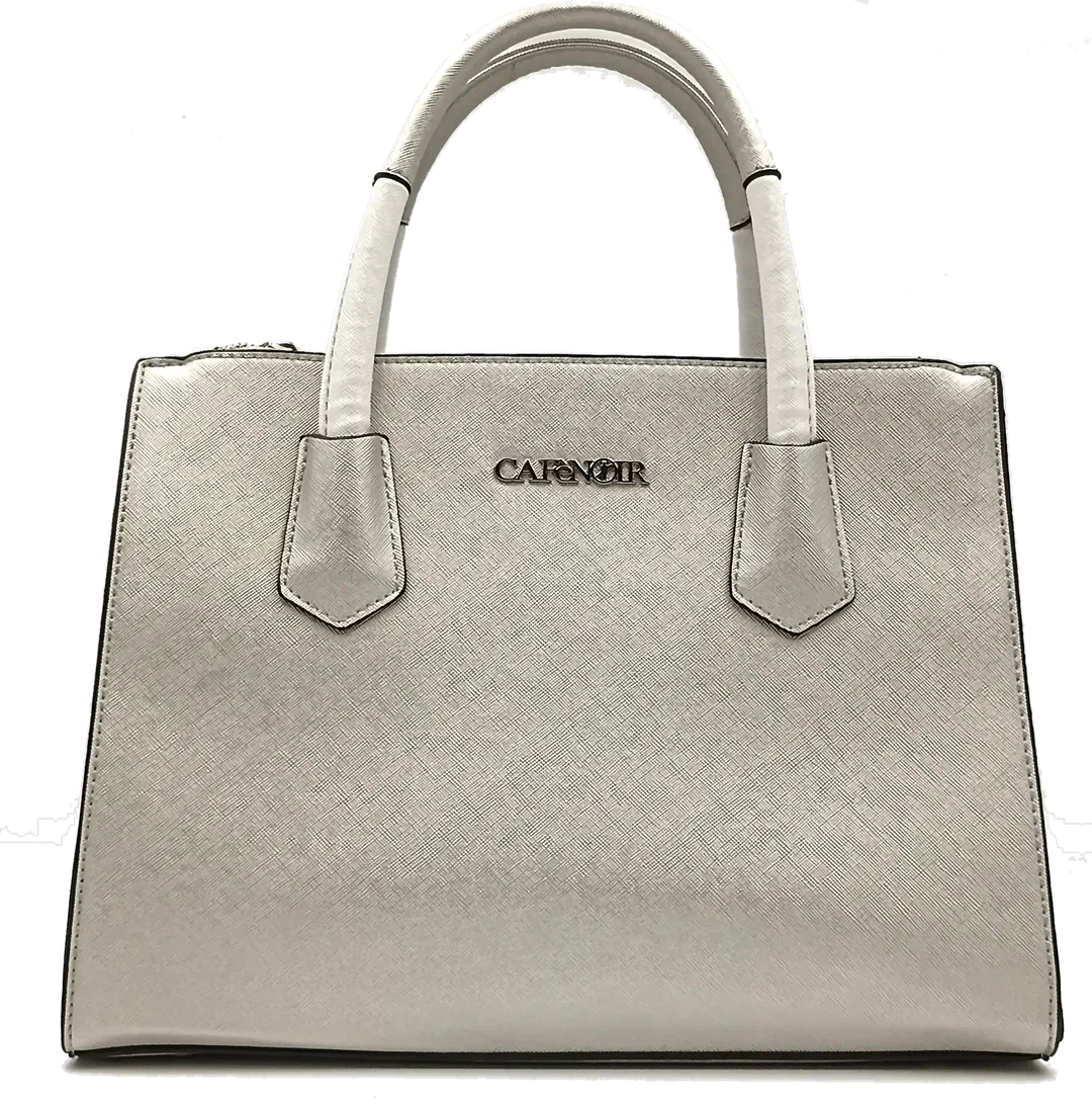 CAFèNOIR Damentasche silber – Bild 2