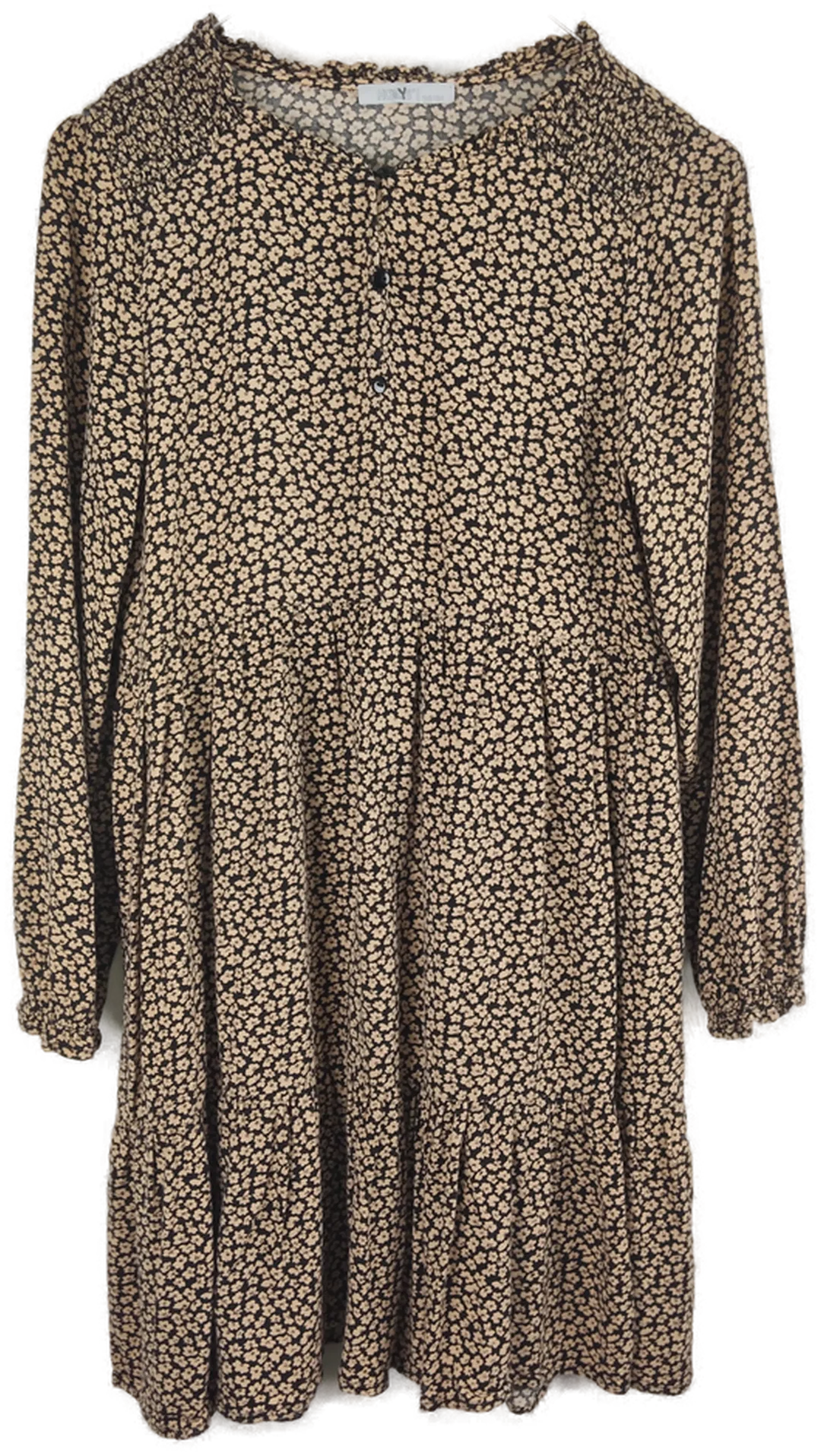 Kinderkleid Größe 158 | Dunkler Blütenzauber – Bild 1
