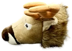 Stoff-Rentier als Wanddekoration - Bild 3