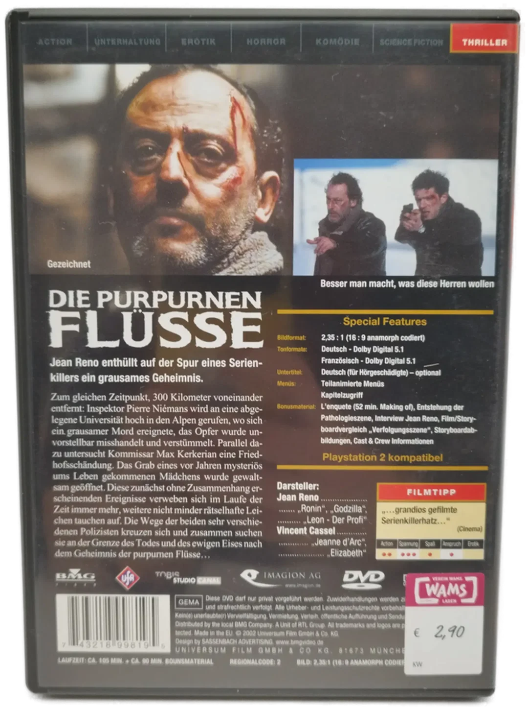 Die purpurnen Flüsse - DVD / FSK16 – Bild 2