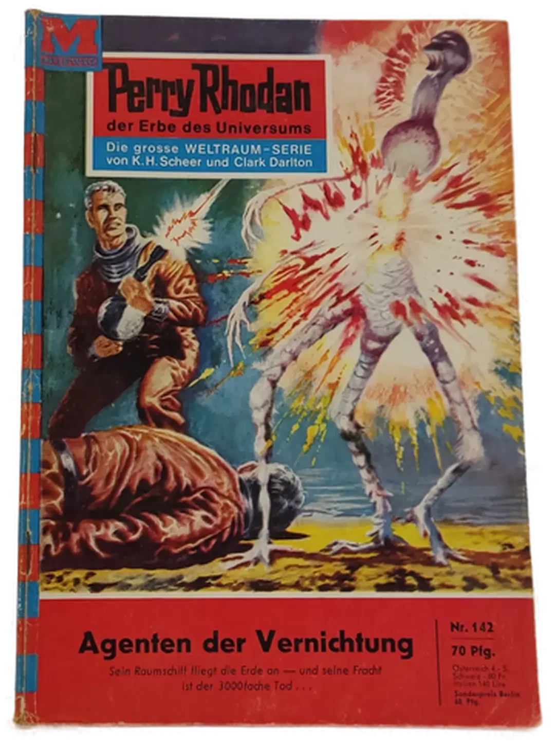 Romanheft Perry Rhodan Agenten der Vernichtung Erstauflage Nr.142 - Bild 2