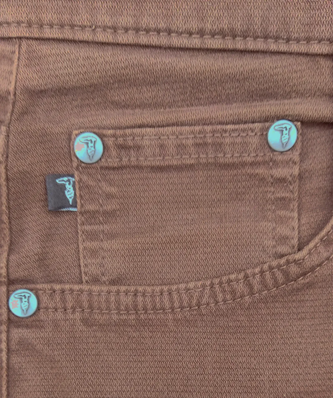 Trussardi Herren Hose braun Gr. UK 30 – Bild 4