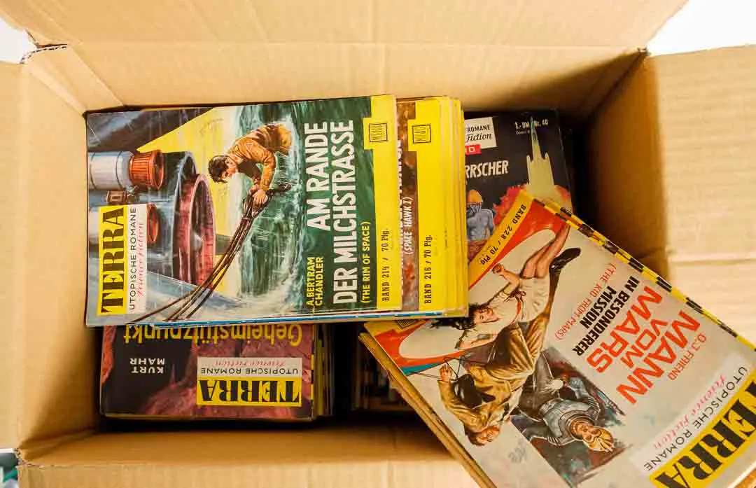 Vintage Pulp Fiction: eine Kiste voller "TERRA" Utopische Romane – 84 Hefte + 22 Extrabände + 18 Sonderbände (Moewig Verlag) – Bild 3