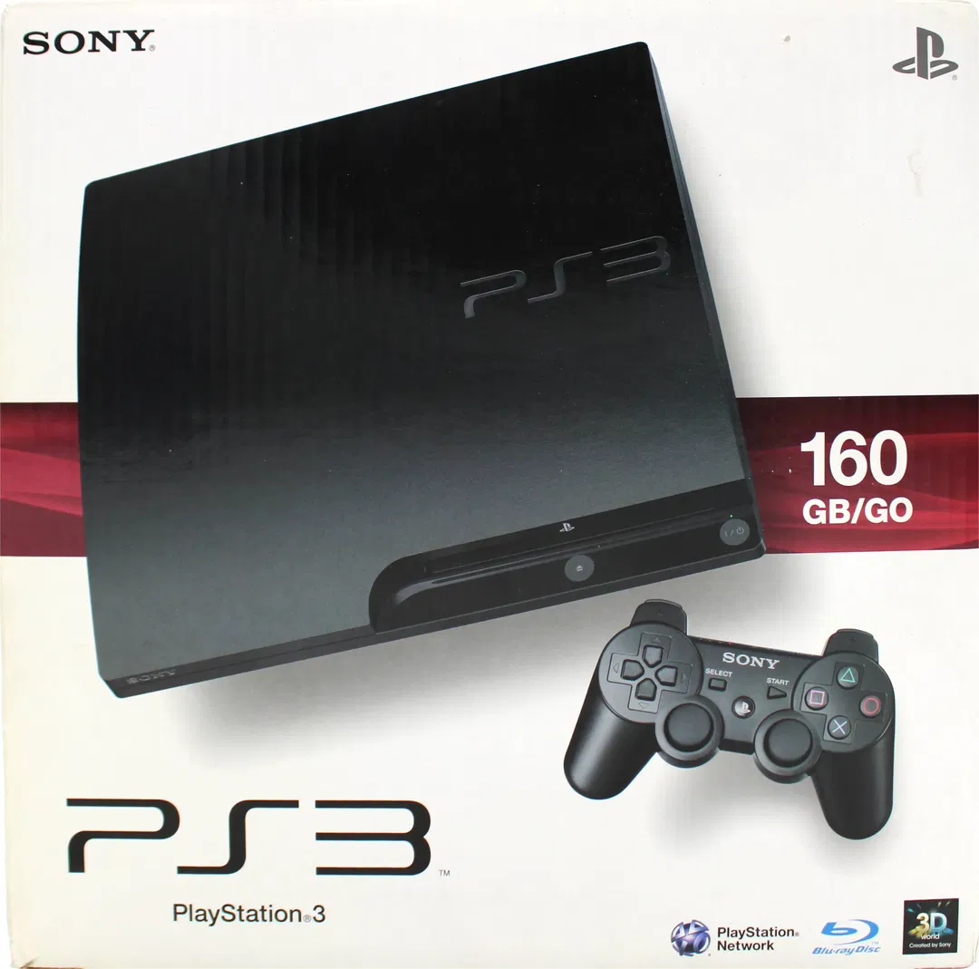 Sony PlayStation 3 Slim 160 GB (CECH-3004A) + Controller + Kabel – funktionsfähig - Bild 4