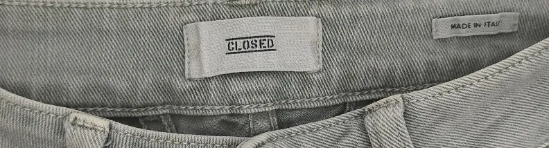 Modische Closed Jeans Hellgrau - Gr. 25 / 97% Baumwolle, 3% Elasthan – Bild 2