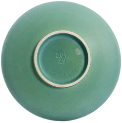 Handbemalter Keramikteller mit geometrisches Reliefmuster – rustikale Wand- oder Tischdeko  - Bild 2