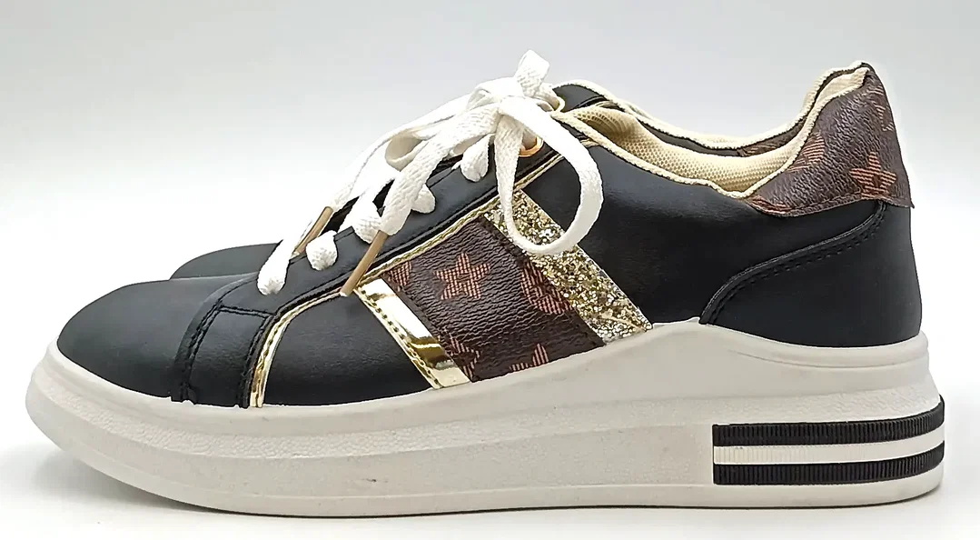 Damen Sneaker schwarz Gr. 38 – Bild 6
