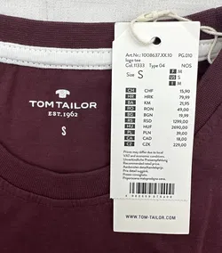 Tom Tailor - Herren T-Shirt - Gr. S - Bild 4
