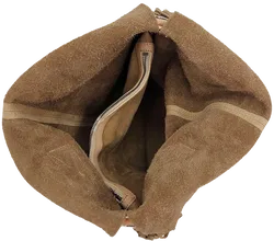 Max V. Koenig Damen Lederhandtasche mit Fransen, beige/creme - Höhe ca. 37 cm  - Bild 4